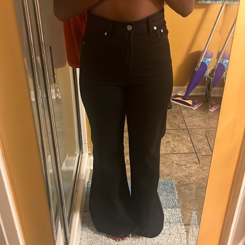 Levi’s High Loose Flare Black Jeans